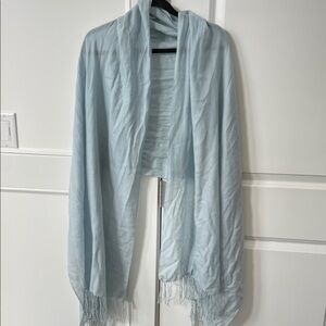 Nordstrom Soft Blue Cashmere Shawl
